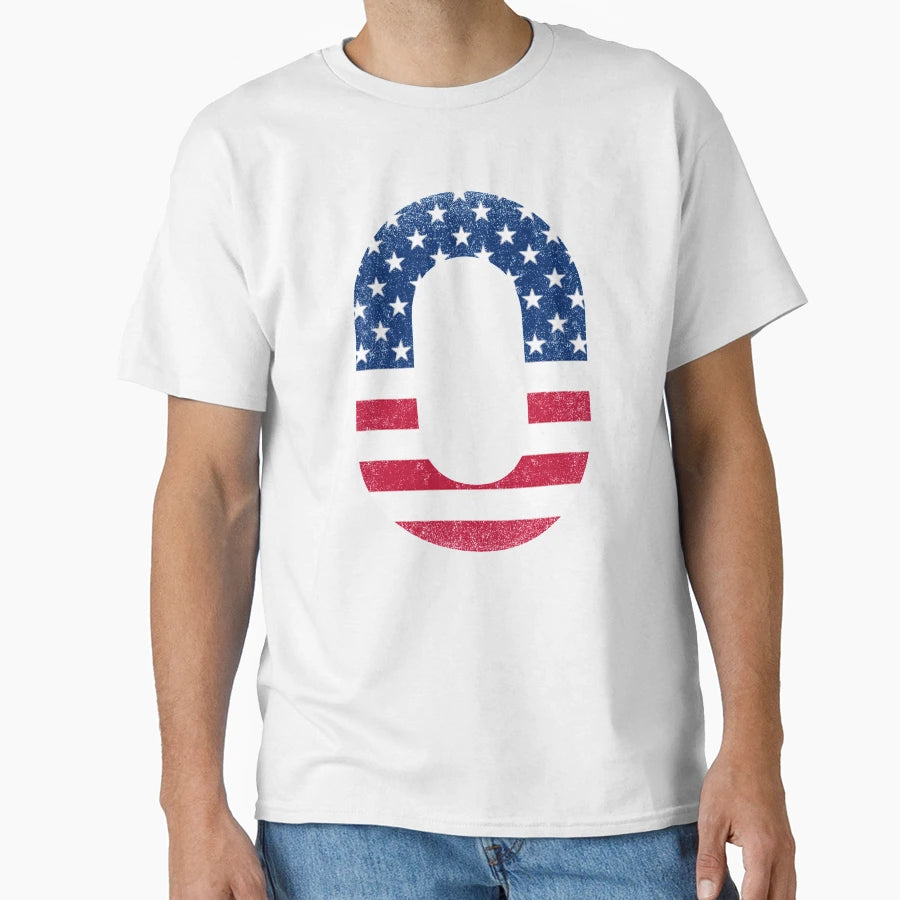Letter O Capital Alphabet American T-Shirt - Fun Novelty Design Men Women - T-Shirt, Sweatshirt, Hoodie