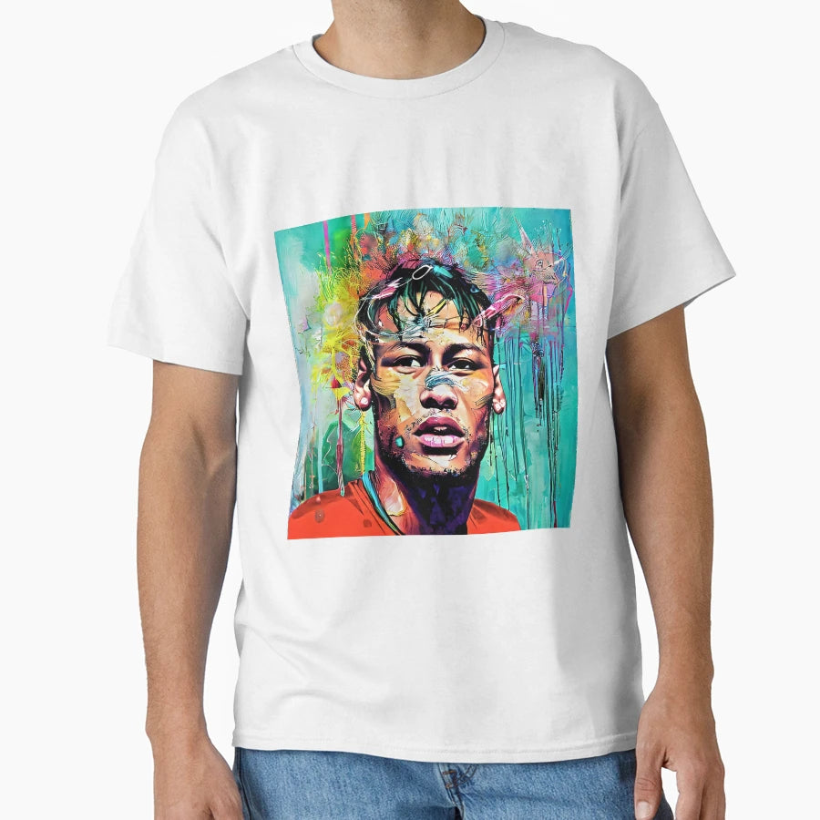 Power Neymar T-Shirt - Custom Art Print Men Women - T-Shirt, Sweatshirt, Hoodie