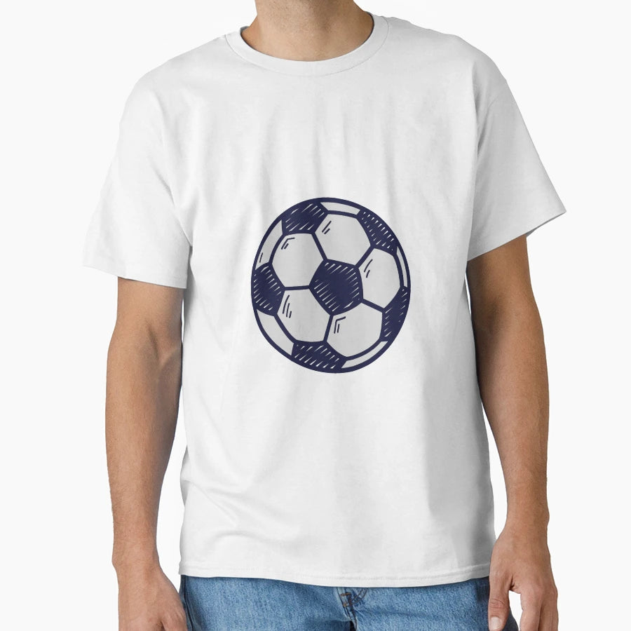 Soccer Ball T-Shirt - Custom Art Print for Adults - T-Shirt, Sweatshirt, Hoodie