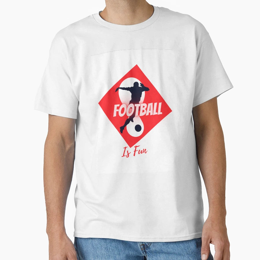 Football Sports T-Shirt - Minimalist Print Unisex - T-Shirt, Sweatshirt, Hoodie