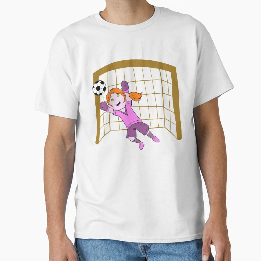 Goalkeeper Soccer Football Player T-Shirt - Aesthetic Graphic Unisex - T-Shirt, Sweatshirt, Hoodie