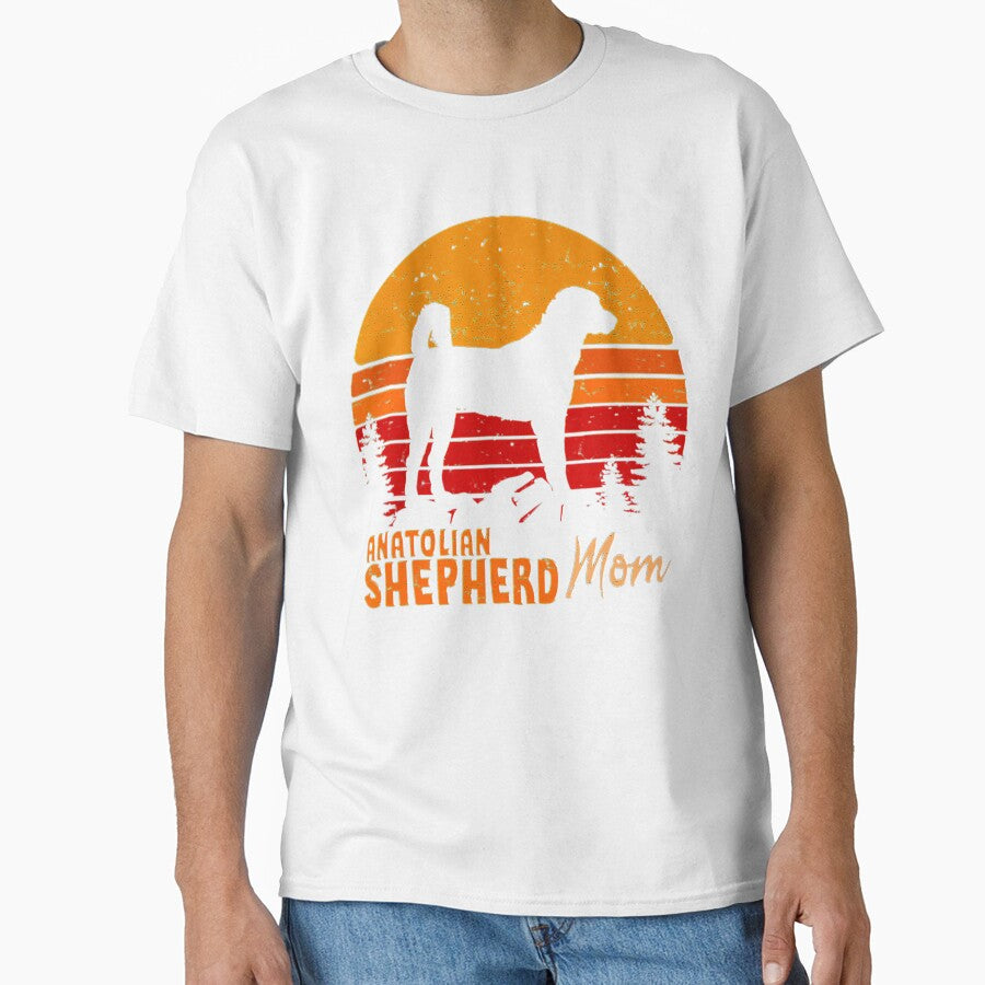 Anatolian Shepherd Mom Mama Vintage Retro Dog Women - Adult & Kids T-Shirts, Sweatshirts & Hoodies apparel design preview 1