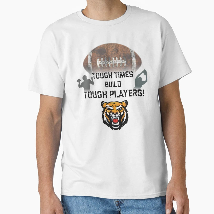 Summer Camp Football Dominate Tigers T-Shirt - Aesthetic Graphic for Adults - T-Shirt, Sweatshirt, Hoodie