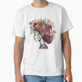 Lovely Lady Flower Garden Hair Floral Head Meditation - Adult & Kids T-Shirts, Sweatshirts & Hoodies apparel design preview 1