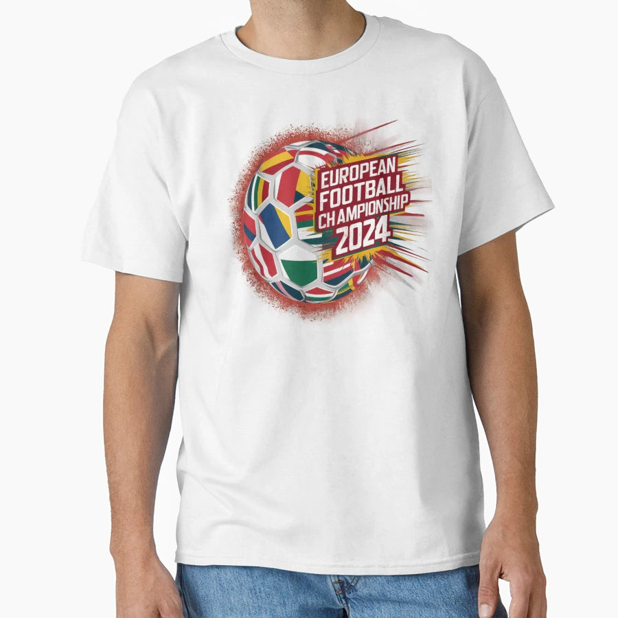 European Football Championship T-Shirt - Minimalist Print for Adults - T-Shirt, Sweatshirt, Hoodie