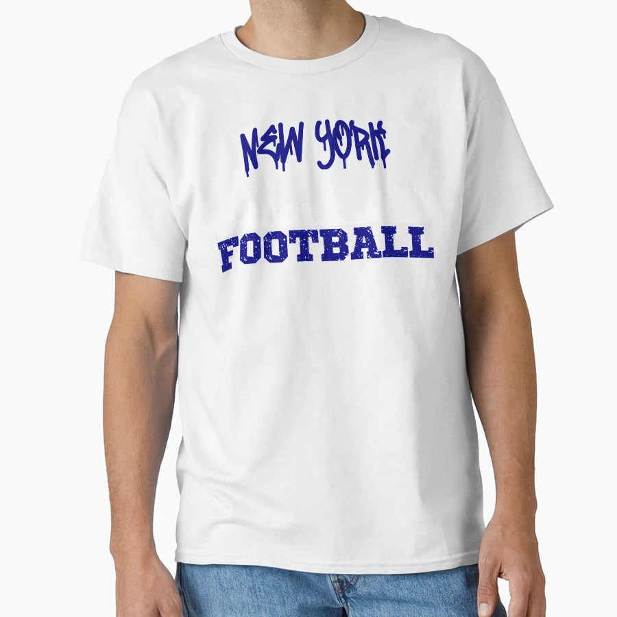 New York Football T-Shirt - Novelty Apparel for Adults - T-Shirt, Sweatshirt, Hoodie