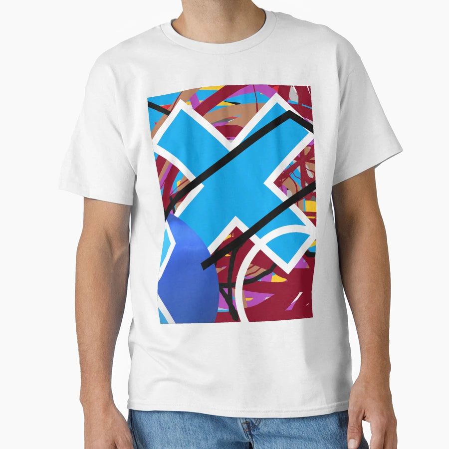 Abstract Work That Combines Lines Shapes T-Shirt - Streetwear Style Unisex - T-Shirt, Sweatshirt, Hoodie