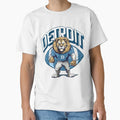 Football Detroit Lions T-Shirt - Minimalist Print Men Women - T-Shirt, Sweatshirt, Hoodie