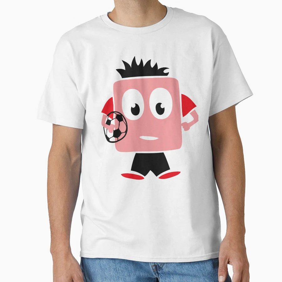 Football Player Funny Character Smiley T-Shirt - Streetwear Style Unisex - T-Shirt, Sweatshirt, Hoodie