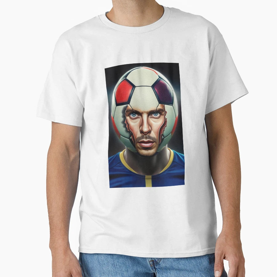 Player Soccer Helmet T-Shirt - Casual Everyday Wear Unisex - T-Shirt, Sweatshirt, Hoodie
