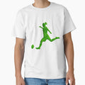 Soccer Player Football T-Shirt - Minimalist Print Men Women - T-Shirt, Sweatshirt, Hoodie