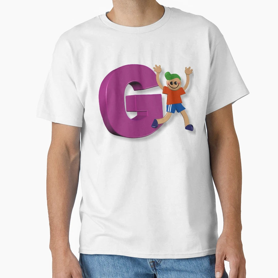 Letter Initial G Child T-Shirt - Fun Novelty Design for Adults - T-Shirt, Sweatshirt, Hoodie