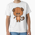 Cute Kawaii Brown Puppy Dog by lovelyandcute - Adult & Kids T-Shirts, Sweatshirts & Hoodies apparel design preview 1