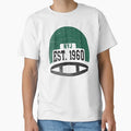 New York Throwback Football Helmet T-Shirt - Graphic Print Unisex - T-Shirt, Sweatshirt, Hoodie