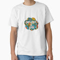 Empathy Is Cool Groovy Retro by kimart18 - Adult & Kids T-Shirts, Sweatshirts & Hoodies apparel design preview 1
