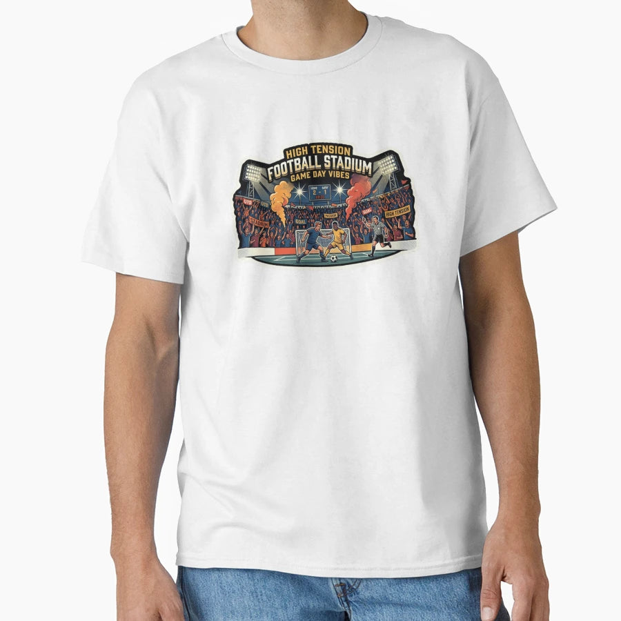 High Tension Football Stadium T-Shirt - Trendy Graphic Unisex - T-Shirt, Sweatshirt, Hoodie
