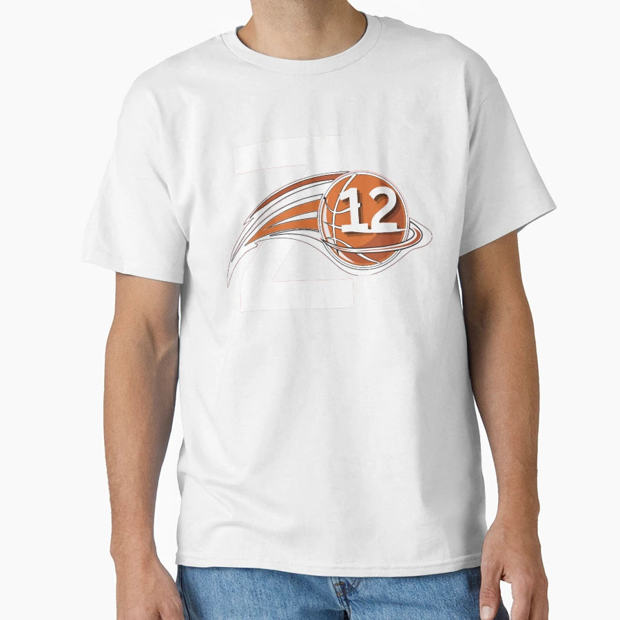 Basketball Number 12 T-Shirt - Graphic Print Men Women - T-Shirt, Sweatshirt, Hoodie