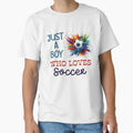 Just Who Loves Soccer T-Shirt - Custom Art Print for Adults - T-Shirt, Sweatshirt, Hoodie