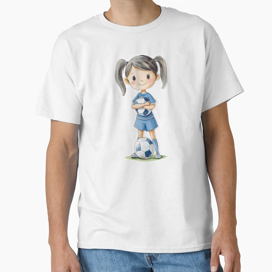 Image Soccer Player Ball Football T-Shirt - Unique Graphic for Adults - T-Shirt, Sweatshirt, Hoodie