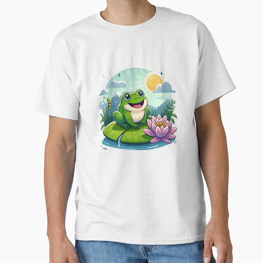 Cute frog by Jerziv-C - Adult & Kids T-Shirts, Sweatshirts & Hoodies apparel design preview 1