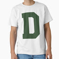 Alphabet Green D Sports Letter D T-Shirt - Streetwear Style Men Women - T-Shirt, Sweatshirt, Hoodie