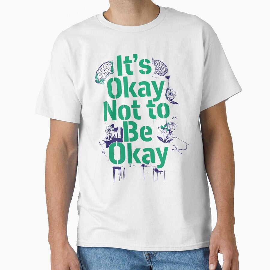 It's okay to not be Greenish by Mind Empowerment - Adult & Kids T-Shirts, Sweatshirts & Hoodies apparel design preview 1