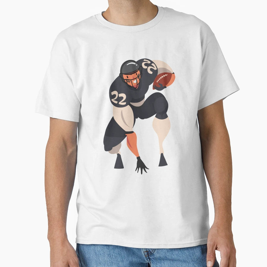 Star American Football Player Nr 22 T-Shirt - Streetwear Style Men Women - T-Shirt, Sweatshirt, Hoodie