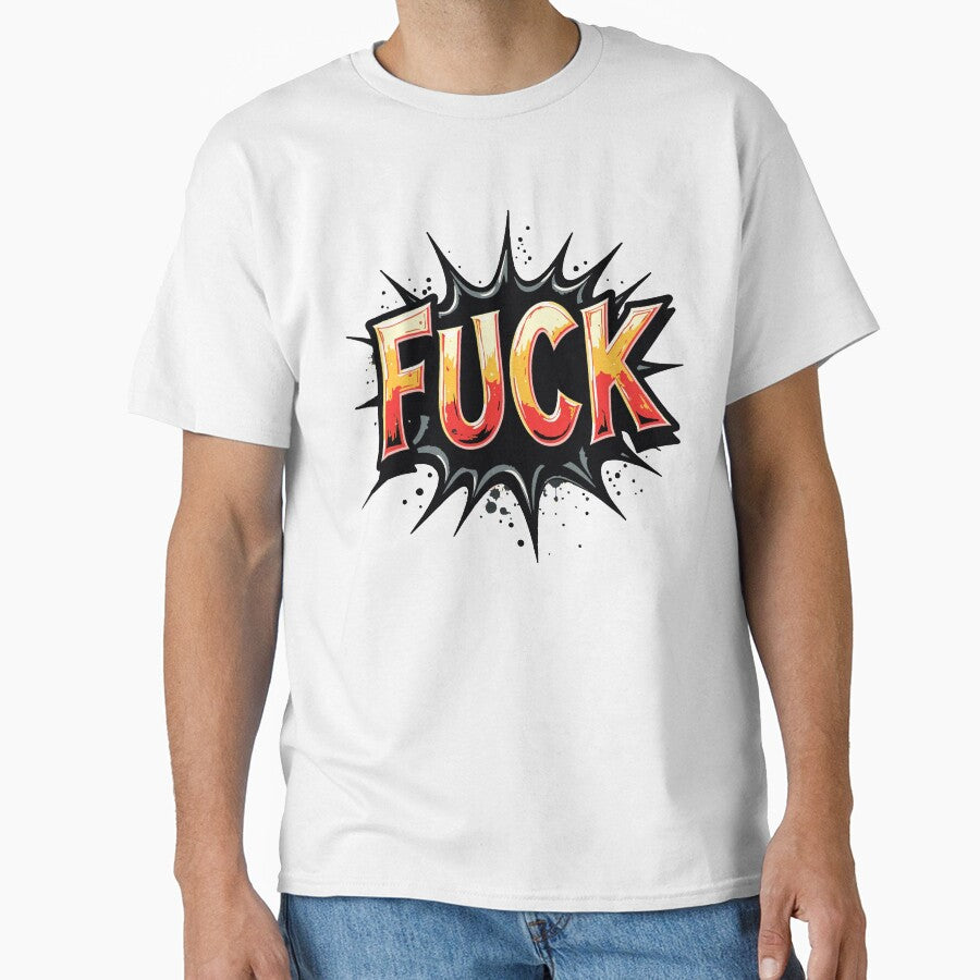 F**k Boldly Censored Statement by Arte Cartoon From - Adult & Kids T-Shirts, Sweatshirts & Hoodies apparel design preview 1