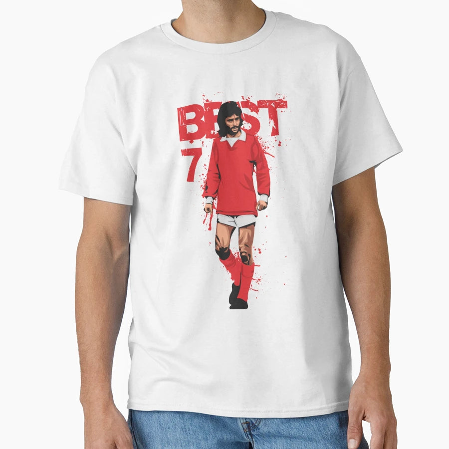 George Best 2 T-Shirt - Aesthetic Graphic Men Women - T-Shirt, Sweatshirt, Hoodie