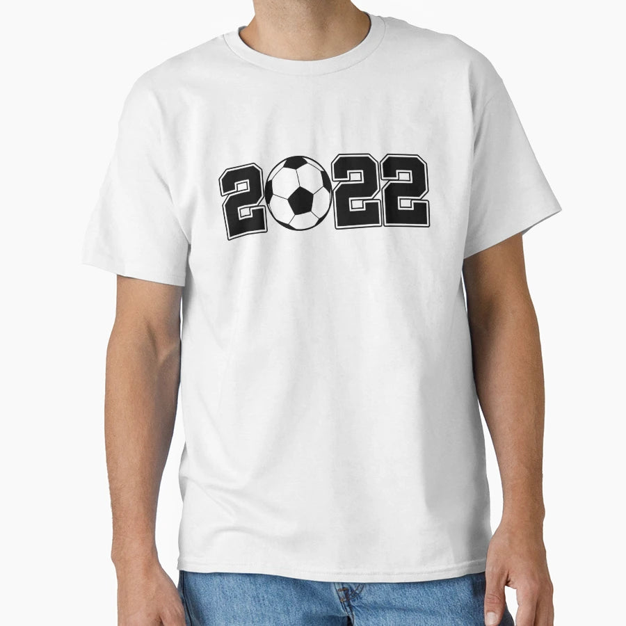 2022 Soccer Football T-Shirt - Custom Art Print Men Women - T-Shirt, Sweatshirt, Hoodie