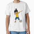 Dabbing Soccer Soccer Winning Pose T-Shirt - Trendy Graphic Men Women - T-Shirt, Sweatshirt, Hoodie