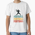 American Support Football Player T-Shirt - Graphic Print Unisex - T-Shirt, Sweatshirt, Hoodie