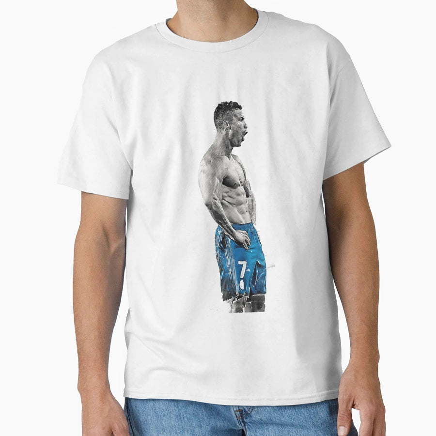 Abstract Football Player Celebration T-Shirt - Graphic Print for Adults - T-Shirt, Sweatshirt, Hoodie