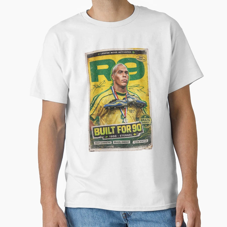 Brazilian Legend Striker Built 90 T-Shirt - Casual Everyday Wear Unisex - T-Shirt, Sweatshirt, Hoodie