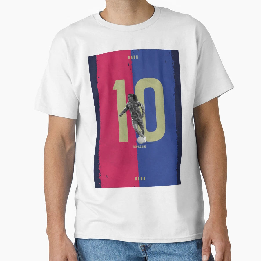 Ronaldinho T-Shirt - Minimalist Print Men Women - T-Shirt, Sweatshirt, Hoodie