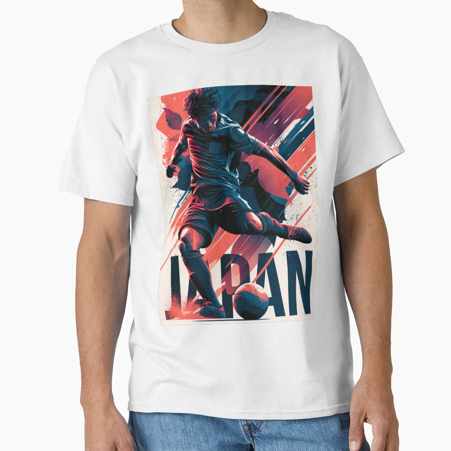 Japan Soccer T-Shirt - Unique Graphic Unisex - T-Shirt, Sweatshirt, Hoodie