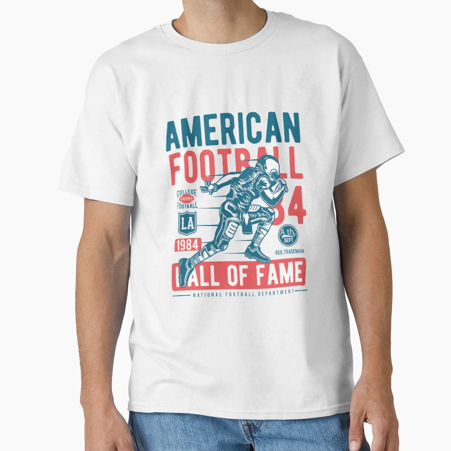 American Football Wall Fame Awesome T-Shirt - Aesthetic Graphic Men Women - T-Shirt, Sweatshirt, Hoodie