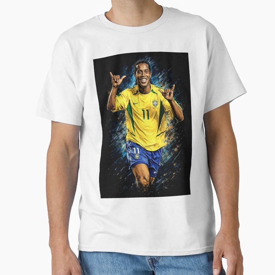 Ronaldinho R10 Football Legend T-Shirt - Streetwear Style Unisex - T-Shirt, Sweatshirt, Hoodie