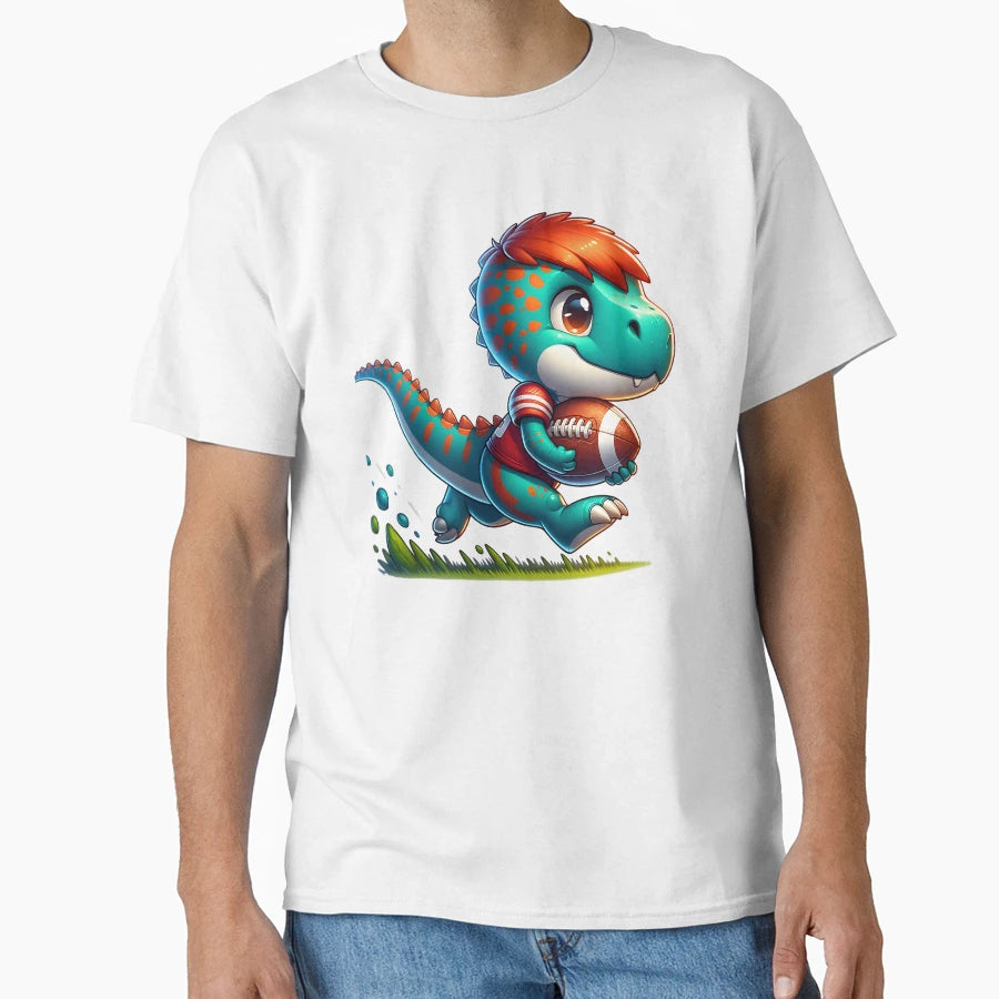Fantay Football T Rex T-Shirt - Graphic Print Unisex - T-Shirt, Sweatshirt, Hoodie