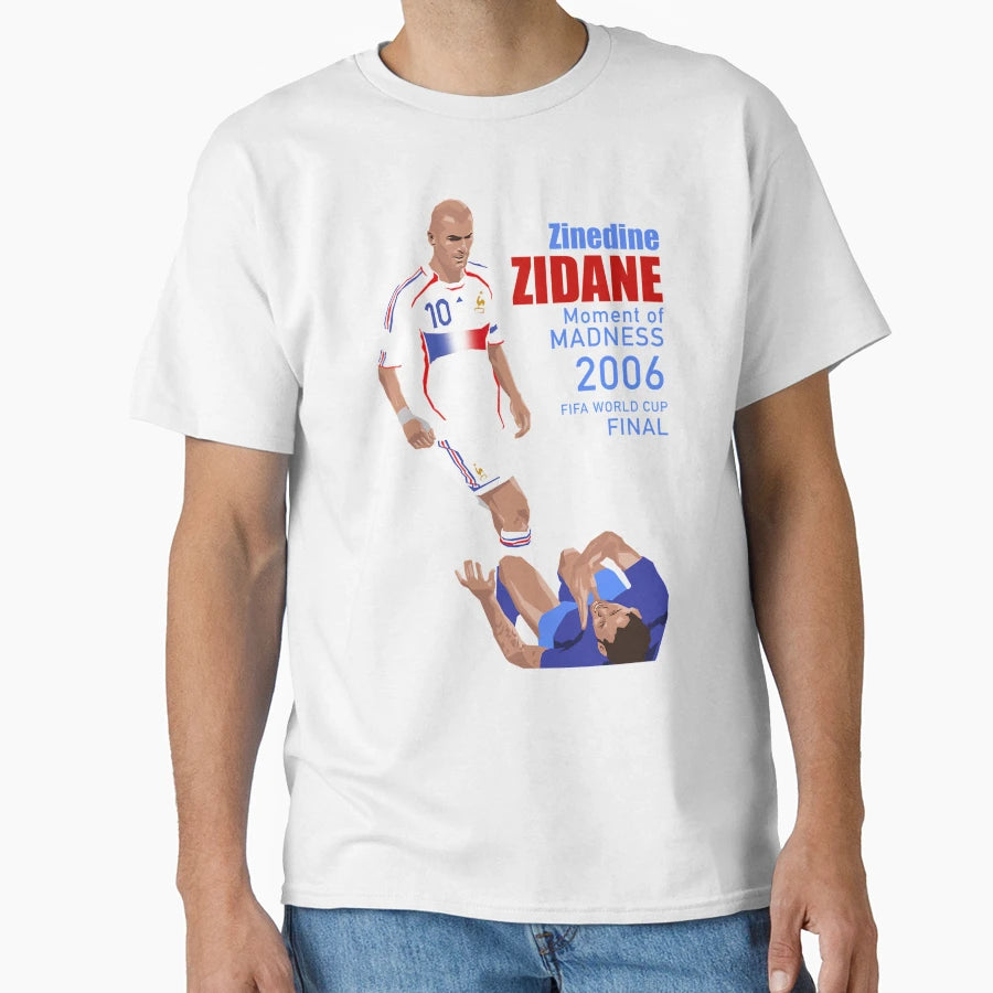 Zidane Moment Madness T-Shirt - Minimalist Print for Adults - T-Shirt, Sweatshirt, Hoodie