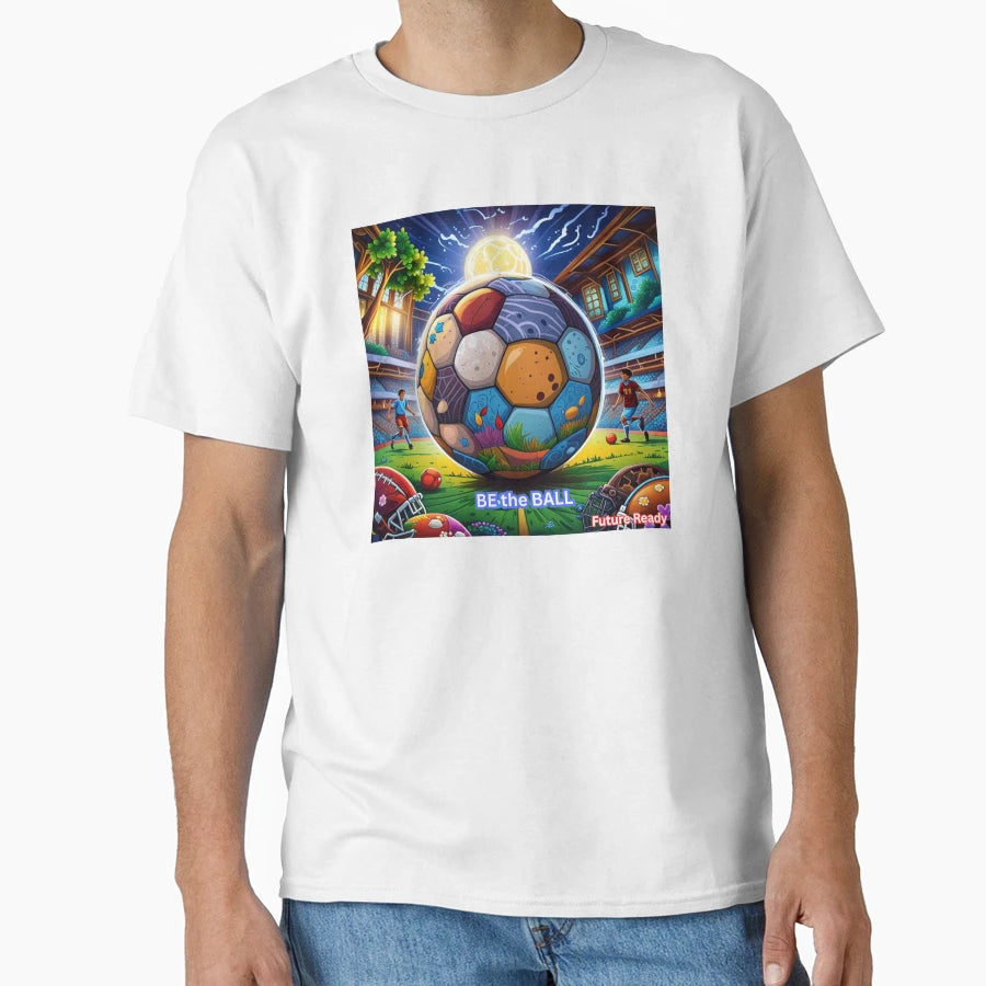 Soccer Art Be Ball T-Shirt - Graphic Print Men Women - T-Shirt, Sweatshirt, Hoodie