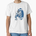 American Football Player Split Ball T-Shirt - Novelty Apparel Men Women - T-Shirt, Sweatshirt, Hoodie