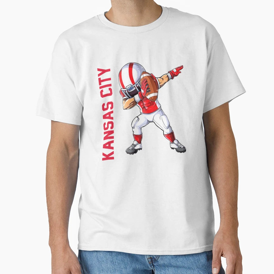 Kansas City Football Detroit Football T-Shirt - Fun Novelty Design Unisex - T-Shirt, Sweatshirt, Hoodie
