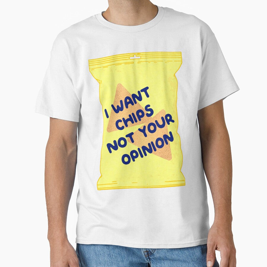 I Want Chips Not Your Opinion by LemonCinammon - Adult & Kids T-Shirts, Sweatshirts & Hoodies apparel design preview 1