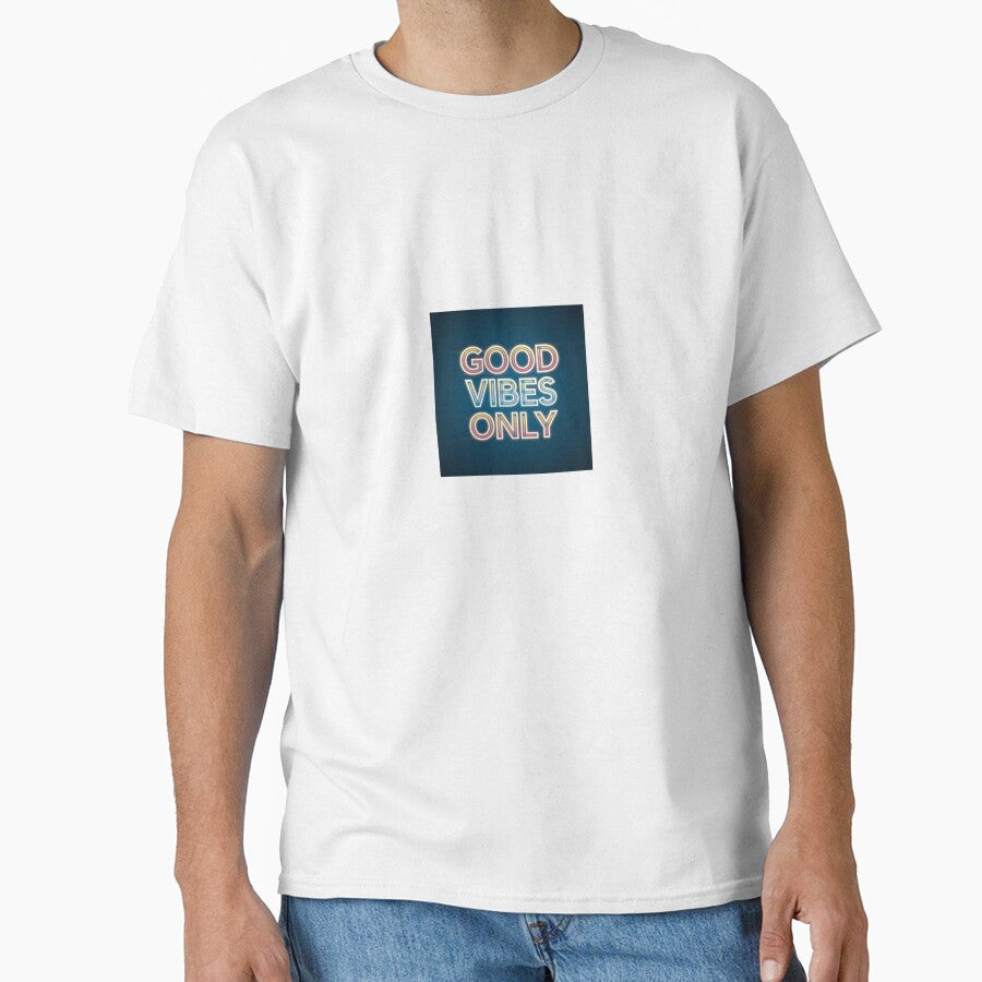 Good Vibes Only Retro Style Typography Design by - Adult & Kids T-Shirts, Sweatshirts & Hoodies apparel design preview 1