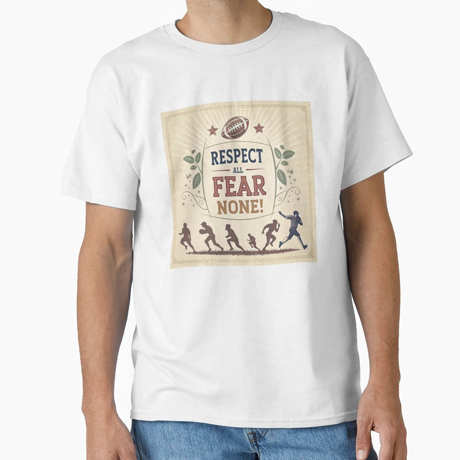 Rugby Players Respect T-Shirt - Fun Novelty Design Unisex - T-Shirt, Sweatshirt, Hoodie