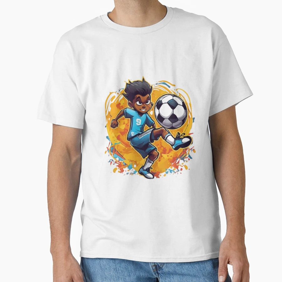 Soccer Showdown Animated Adventures T-Shirt - Aesthetic Graphic Men Women - T-Shirt, Sweatshirt, Hoodie