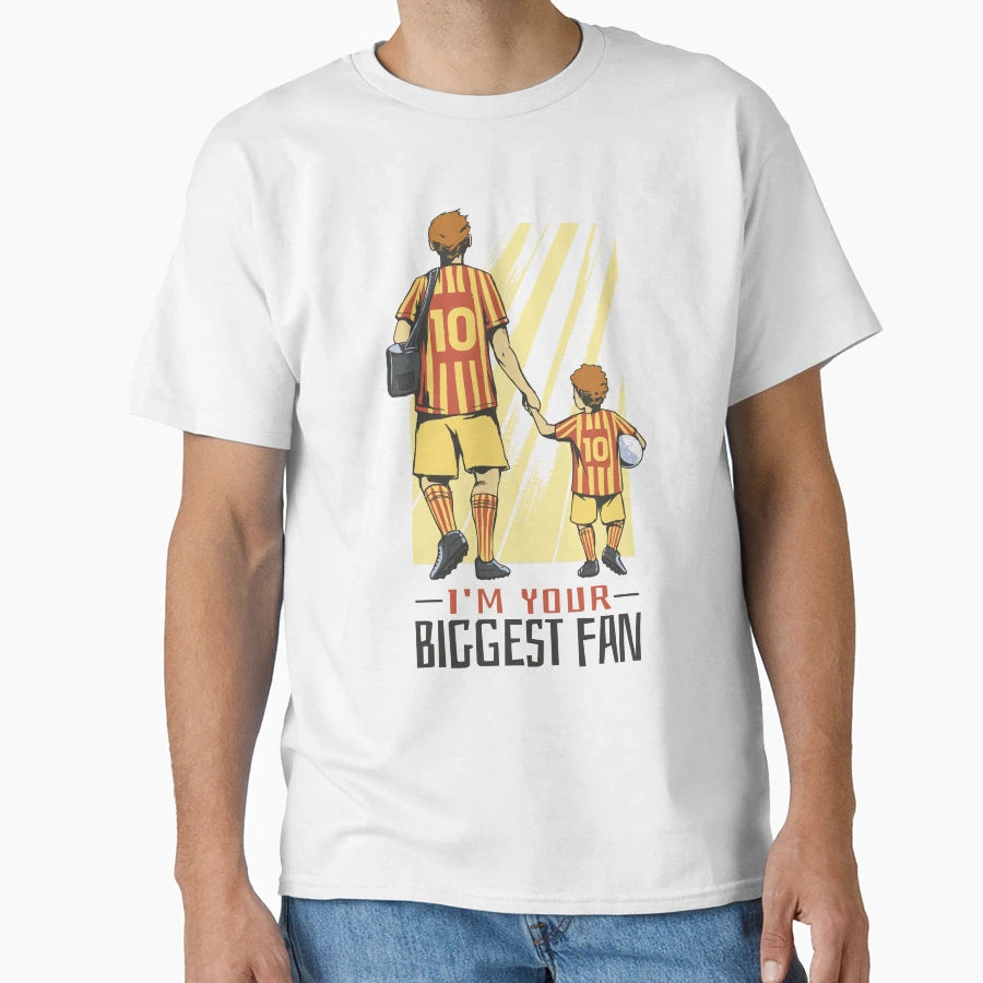 Football Father And Son T-Shirt - Custom Art Print for Adults - T-Shirt, Sweatshirt, Hoodie
