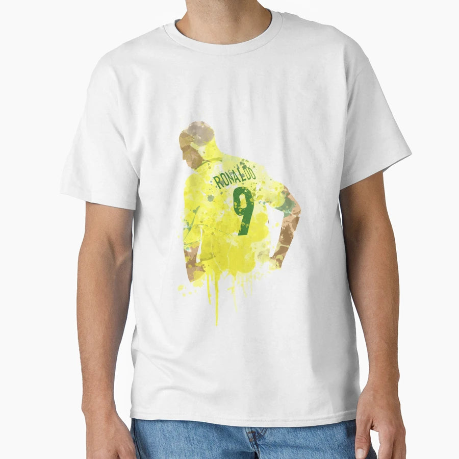 Ronaldo Brazil Legend Art T-Shirt - Casual Everyday Wear for Adults - T-Shirt, Sweatshirt, Hoodie