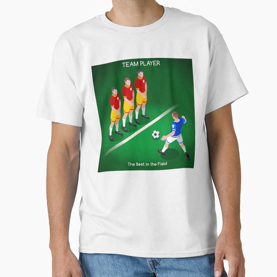 Football Team Player T-Shirt - Novelty Apparel Men Women - T-Shirt, Sweatshirt, Hoodie